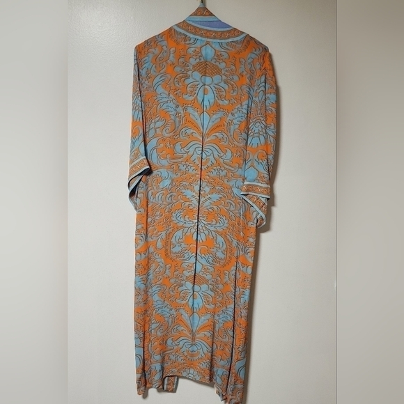 Alice +Olivia Forever Yours Sienna Domino maxi kimono size xs/s - Picture 6 of 14